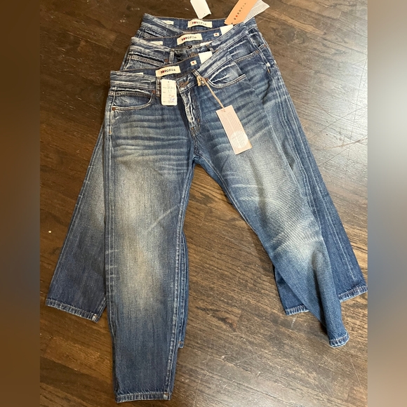 nwt $490 Boro Made In Japan Blue Denim Jeans